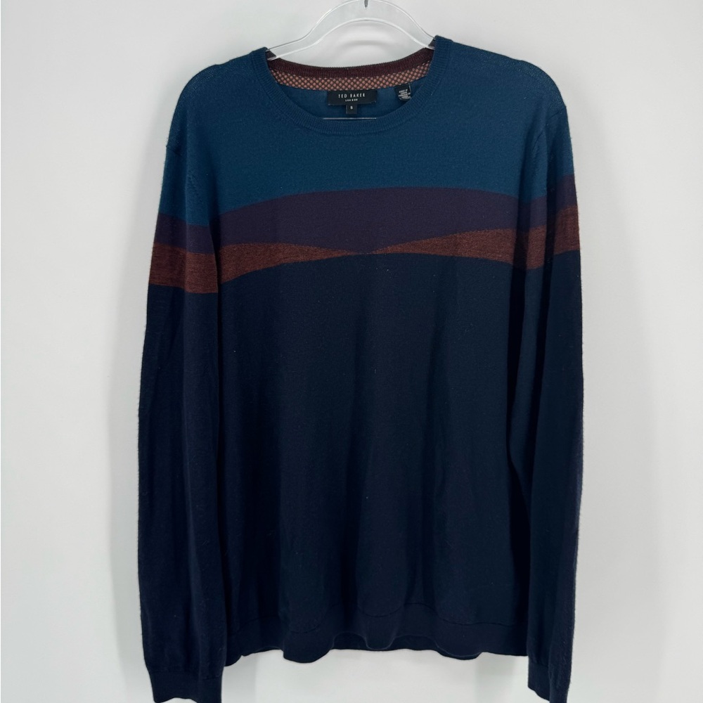 Ted Baker Men's 100% Merino Wool Crewneck Sweater, Size‎ 5